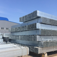 热镀锌方管热轧高锌层加厚镀锌方管方通Q235BQ345B无缝方管矩形管