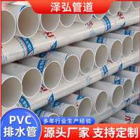 PVC排水管 大口径白色塑料污水雨水市政工程地埋地下水排
